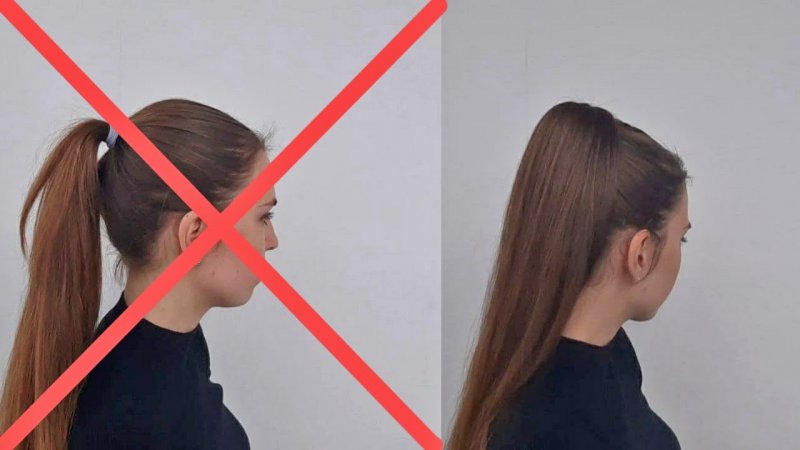 مدل مو دخترانه : شینیون دم اسبی