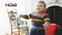 هیجان دیدنی نوزاد در روز های اول راه رفتن