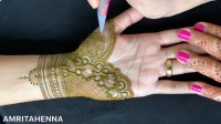 آموزش طراحی حنا روی دست قسمت 86