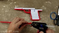 How to Make a Simple Airsoft Gun - (Paper Pistol)