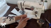 آموزش خیاطی به روش مولر 28 - دوخت برش پرنسسی با چرخ خیاطی ژانومه 802 (3)