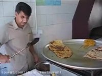 بریان به همراه نان سنگک در اصفهان