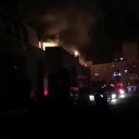 آتش سوزی مجتمع زیتون ساعت 3 نصف شب