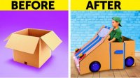 ترفندهای جالب ساخت اسباب بازی با کارتن مقوایی