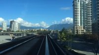 Skytrain into Downtown Vancouver - Hyperlapse