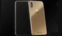 نگاهی نزدیک به iPhone X با پوشش از جنس طلا و الماس