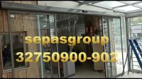 درب اتوماتیک اسلایدینگ با اپراتور بلانکو بیمه پارسیان خیابان امام خمینی