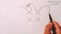 آموزش نقاشی - کشیدن عقاب