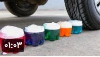 تفریح و سرگرمی : له کردن وسایل با ماشین :  ژله های رنگی