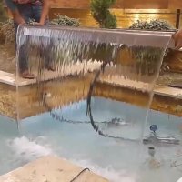 تست نازل پرده آب دیواری | خرید نازل پرده آب