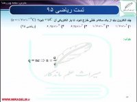 جلسه 6 فیزیک یازدهم- بار الکتریکی( تست ریاضی 95) - محمد پوررضا 09355465946