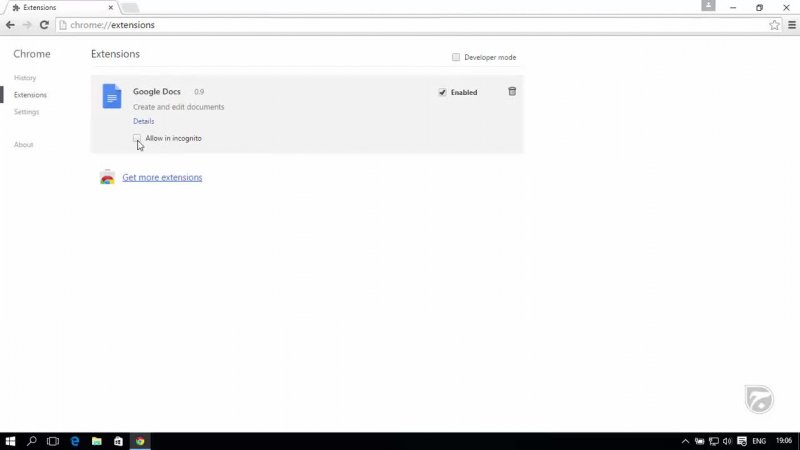 آموزش مرورگر گوگل کروم افزونه ها در Google Chrome