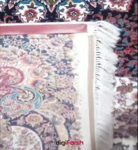 فرش ماشینی کاشان 700 شانه نیاوران کرم صددرصد اکرلیک تراکم 2550 کد 700564