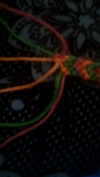 دستبنددوستی خیلی زیباطرح هفتی گل مریم