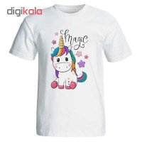 خرید تیشرت زنانه و دخترانه طرح اسب تک شاخ