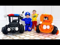 سنیا و نیکی : بازی ماشین های بادکنکی