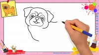 آموزش نقاشی سگ پاپی برای بچه ها - نقاشی پاپی - نقاشی کودکانه