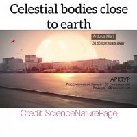 اگر سیاه چاله مرکزی کهکشان ها و ستاره های معروف نزدیک زمین بودند!