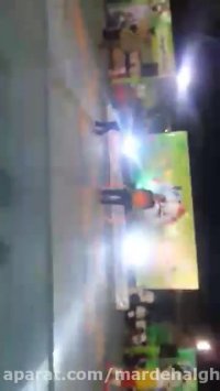 میلاد رضایی مرد حلقه ای ایران در جشن عید غدیر