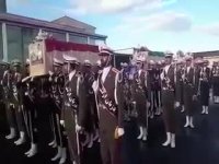 مراسم تشییع پیکرهای 3 تن از شهدای سانچی