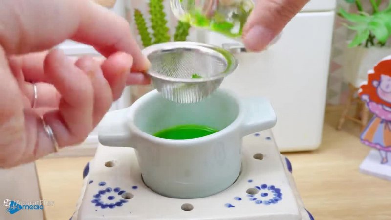 ماکارون دسر هندوانه موک بانگ  ژله موکبانگی دونا   چالش غذایی