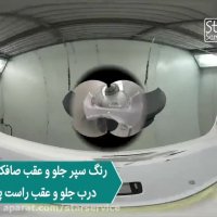 رنگ سپر جلو و عقب صافكاري بدون رنگ درب جلو و عقب راست پوليش كامل