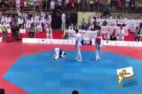 قهرمانی "امیر ارسلان خانزاده" در مسابقات جهانی قهرمانی تکواندو