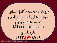 آموزش ریاضی ششم | چند ضلعی ها و مرکز تقارن علی نادری