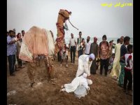 اجرای مراسم نوروز صیاد توسط اهالی جزیره قشم