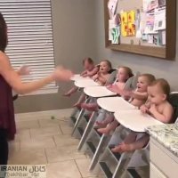 کلیپی جالب از پنج قلوها...