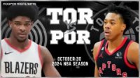 خلاصه بسکتبال تورنتو رپترز - پورتلند تریل بلیزرز
