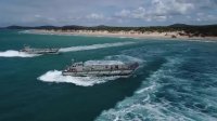 Australian Troops Amphibious Landing • Largest Since WWII
