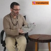 ساعت دیواری مدل آناهیتا متوسط بتنی بی رنگ