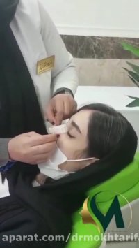 فیلم واقعی چسب زدن بعد از عمل