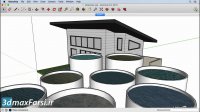 دانلود آموزش تصوری اسکچاپ (مخزن آبجکت) SketchUp material 3D Warehouse