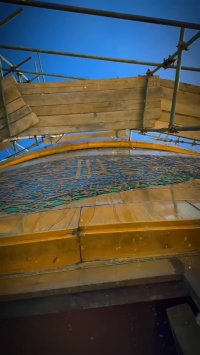 تا حالا شست و شوی گنبد امام رضا(ع) رو دیدی؟