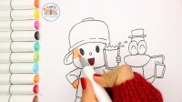 نقاشی کارتون پوکویو | آموزش نقاشی انیمیشن پوکویو pocoyo | نقاشی برای کودکان