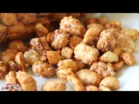 طرز تهیه آبنبات بادام زمینی