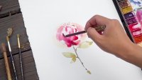 [LVL3] Watercolor flower painting wet into wet 수채화 水彩畫