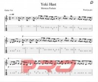 نت گیتار یکی هست مرتضی پاشایی به همراه تبلچر