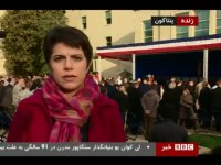 سوتی خبرنگار آشفته زن بی بی سی