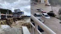 سیل و طوفان توآپس روسیه را ویران کرد