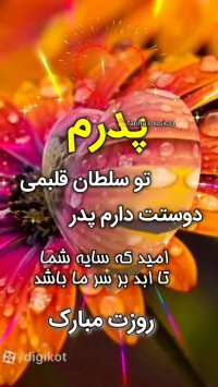 تبریک روز پدر برای استوری - روز بابا - روز مرد - پدر سلطان قلبم - روز پدر مبارک