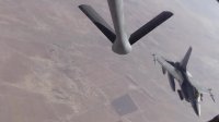 Refueling U.S. E-3 Sentry & Danish F-16AMs Over Iraq