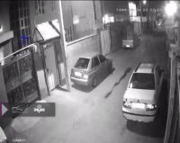 فیلم دوربین مدار بسته هنگام وقوع زلزله تهران(با صدا)