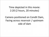 UM Condit Dam Removal Time Lapse Reservoir 1.wmv