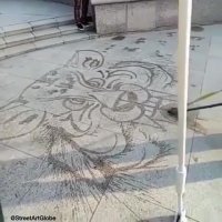 نقاشی فوق العاده با آب