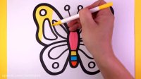 آموزش نقاشی پروانه برای کودکان  نقاشی کودک