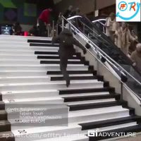 پله های مترو در سوئد با ایده ای خلاقانه