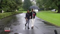 President Trump Scrutinized for Failing to Cover Melania With Umbrella